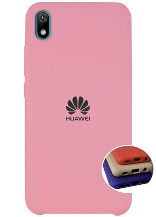 Чохол silicone full case для huawei y5 2019 (05) pink рожевий