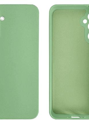 Чехол silicone case camera protective для samsung s23fe (19) мятный mint