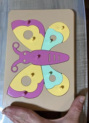 Пазл дитячий метелик 2