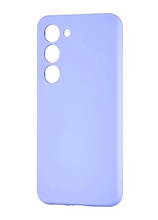 Чехол силиконовый противоударный для samsung s23 (s911) лавандовый