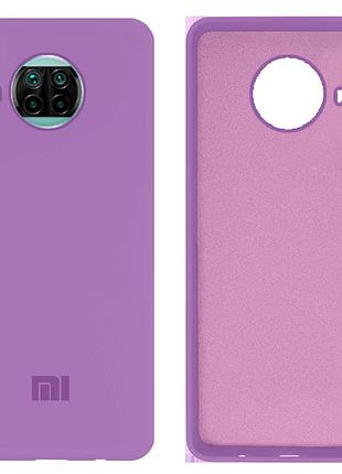 Чехол силиконовый full противоударный premium для xiaomi mi 10t lite (24) blueberry черничный