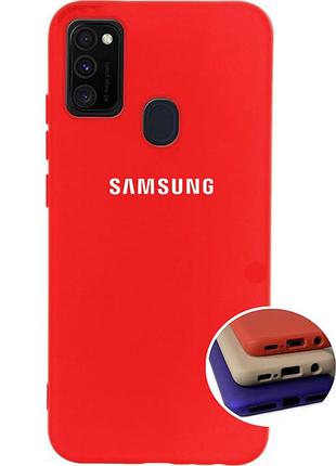 Чохол silicone full case для samsung m30s (24) red червоний