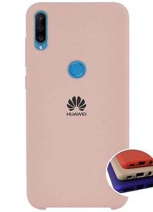 Чохол silicone full case для huawei y7p (01) pink sand пудровий