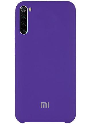 Чехол silicone case для xiaomi redmi note 8t (11) ultraviolet фиолетовый