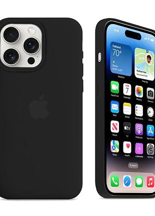 Чехол kassel silicone full case protective для iphone 13 pro с микрофиброй черный black