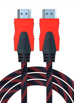Кабель hdmi-hdmi 1,5м с усиленной обмоткой и фильтрами / для телевизора, приставки и монитора