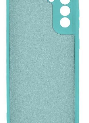 Чехол silicone case camera protective для samsung s23 plus (02) бирюза sea blue 3