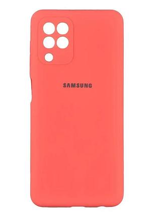 Чохол silicone case для samsung premium a22 5g coral (12) кораловий