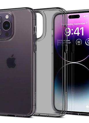 Чохол spigen matte black case для iphone 14 pro max