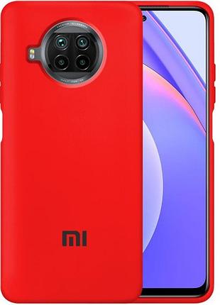 Чохол silicone case premium для xiaomi mi 10t lite red (01) червоний