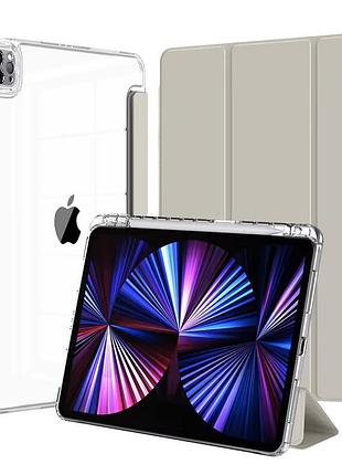 Чехол противоударный для ipad pro 12.9 soft-touch с защитой камеры серый stone