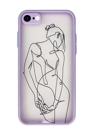 Чехол противоударный для iphone 6 plus/6s plus (06) girlback девушка