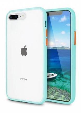 Протиударний чохол avenger case для iphone 7 plus (05) sky blue
