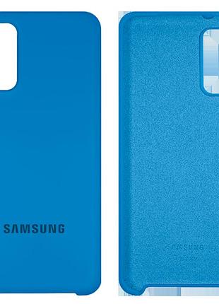 Чохол силіконовий full протиударний premium для samsung s20 (10) azure лазурний
