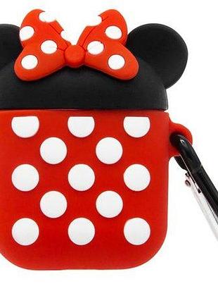 Чехол case 3d для airpods minnie mouse (46) минни маус