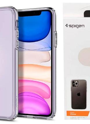 Чехол прозрачный spigen для iphone 11