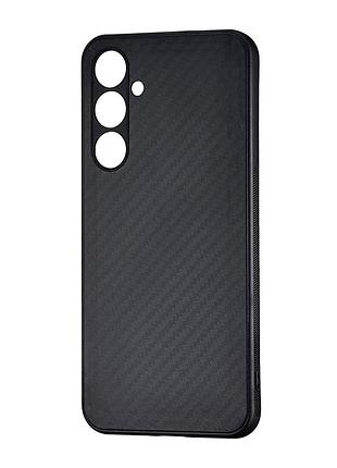 Чохол tpu протиударний для samsung a35 чорний carbon