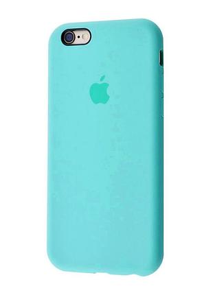 Чехол силиконовый противоударный для iphone 6/6s sea blue