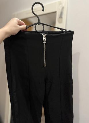 Жіночі чорні легінси/класичні штани bershka