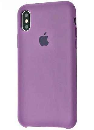 Чехол silicone case для iphone xs max blueberry черника