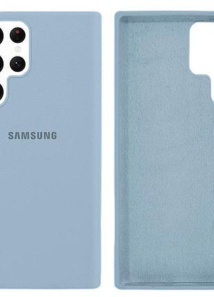 Чохол силіконовий full протиударний premium для samsung s22 ultra (11) lilac cream бузковий