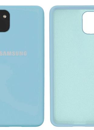 Чохол силіконовий full протиударний premium для samsung a03 (11) lilac cream бузковий