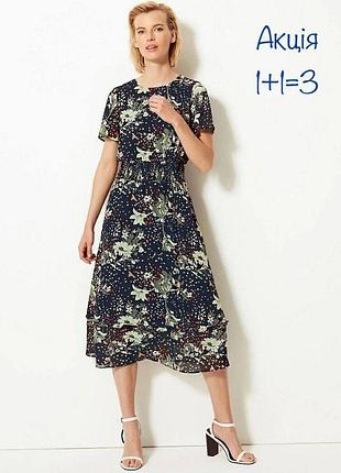 Міді сукня m&s collection у квітковий принт