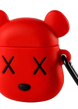 Чохол case 3d для airpods mouse red (35) миша червона