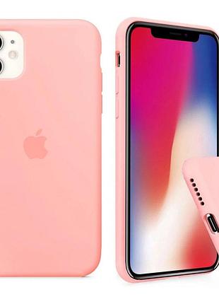 Чохол silicone full case для iphone 12 mini grapefruit грейпфрут