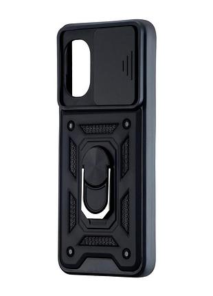 Чехол поликарбонат противоударный для redmi 11 prime 4g/poco m5 черный