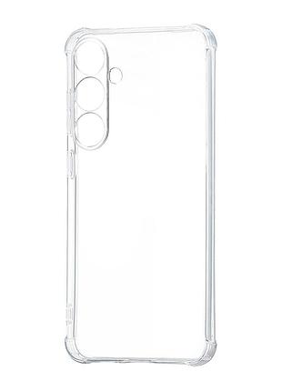 Чехол силиконовый ударопрочный для samsung s24 plus прозрачный