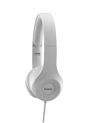 Наушники hoco w21 grey 3.5 мм мини-jack магнитные