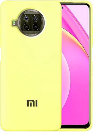 Чехол silicone case premium для xiaomi mi 10t lite flash (06) лимонный