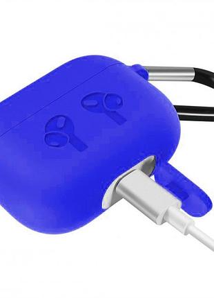 Чехол silicone case carabine airpods 3 (40) shiny blue