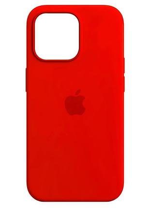 Чехол силиконовый противоударный для iphone 13 mini красный