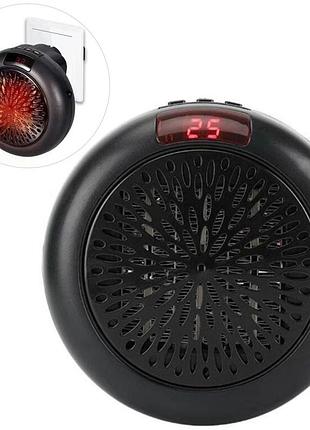 Портативный обогреватель 900w настенный с цифровым дисплеем для комнаты и путешествий черный warm air blower