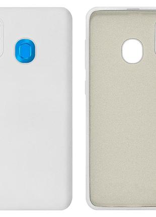 Чохол silicone case для samsung a30 (22) white білий