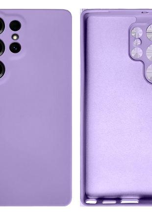 Чохол силіконовий full camera protective для samsung s25 ultra (13) lilac бузковий
