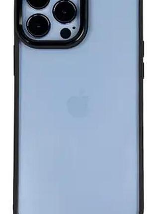 Противоударный чехол crystal guard premium case для iphone 14 pro max (01) black