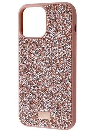 Чехол diamond the bling world case для iphone 14 (08) rose розовый