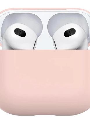Чехол silicone case slim airpods 3 (01) pink sand