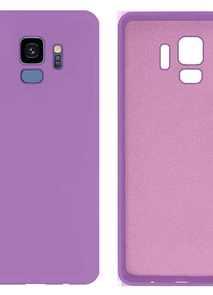 Чехол silicone case camera protective для samsung s9 (24) черничный blueberry