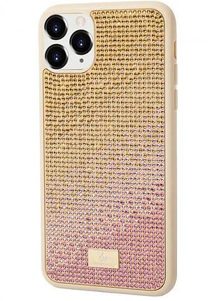 Чехол diamond the bling world case для iphone 12 pro (01) rose gold розово золотой