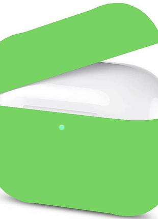 Чехол silicone case slim для airpods pro green (16) зеленый