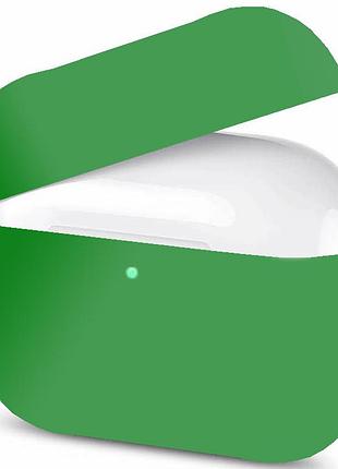 Чехол silicone case slim для airpods pro green (41) зеленый