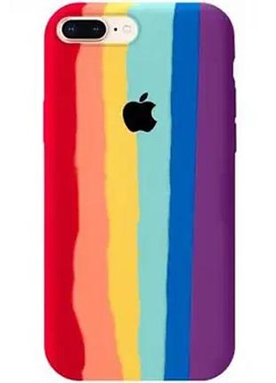 Silicone rainbow case iphone 7 plus (03) rainbow