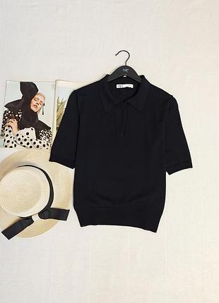 Кофтинка zara с воротничком