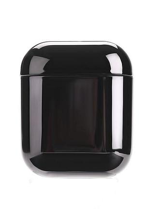 Чохол для навушників airpods glass case black (905) чорний