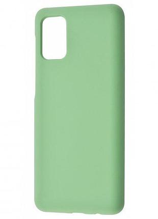 Чохол silicone case для samsung premium a03 core mint (19) м'ятний