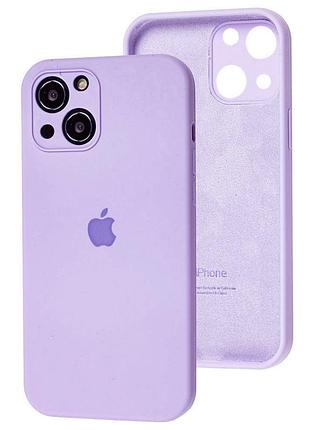 Чехол silicone full case camera protective для iphone 13 lilac (30) сиреневый